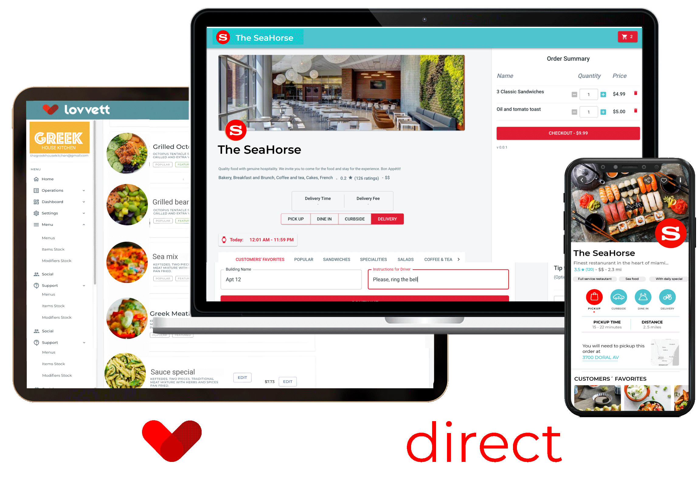 Direct-ordering-food-tools